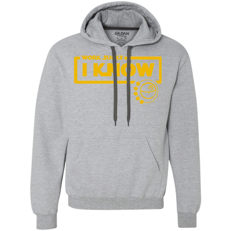 Sweatshirts Sport Grey / Small Work Sucks Premium Fleece Hoodie