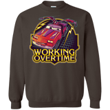 Sweatshirts Dark Chocolate / Small Working Overtime Crewneck Sweatshirt