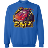 Sweatshirts Royal / Small Working Overtime Crewneck Sweatshirt