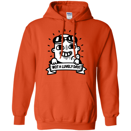 Sweatshirts Orange / Small Wot A Luvely Day Pullover Hoodie