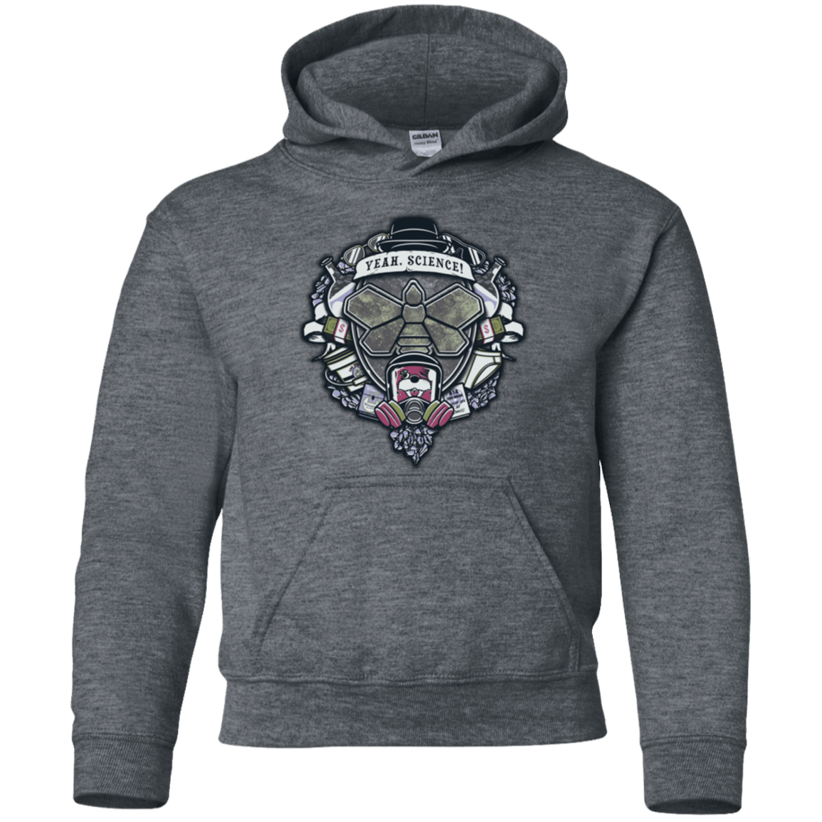 Sweatshirts Dark Heather / YS Yeah, Science! Youth Hoodie