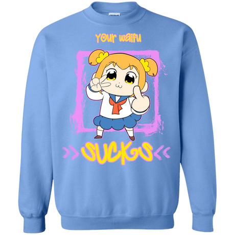 Sweatshirts Carolina Blue / S Your Waifu Crewneck Sweatshirt