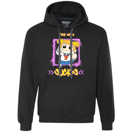 Sweatshirts Black / S Your Waifu Premium Fleece Hoodie