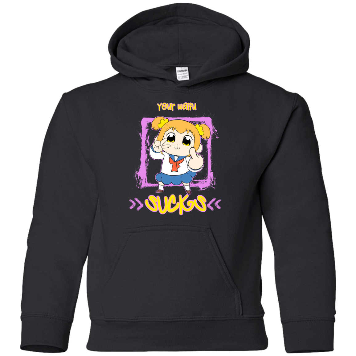 Sweatshirts Black / YS Your Waifu Youth Hoodie