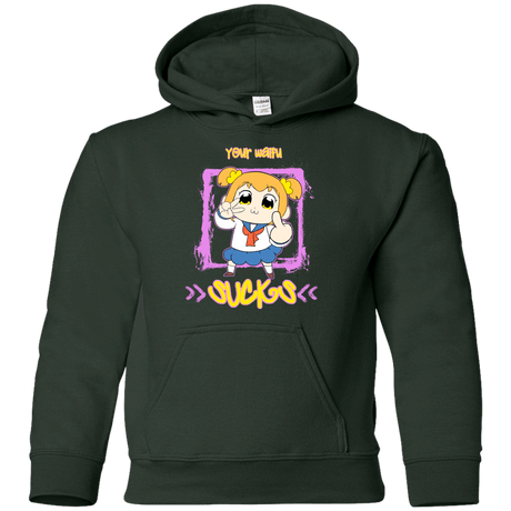 Sweatshirts Forest Green / YS Your Waifu Youth Hoodie