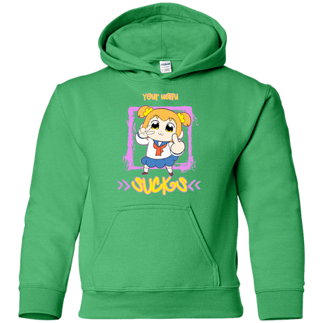 Sweatshirts Irish Green / YS Your Waifu Youth Hoodie