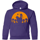 Sweatshirts Purple / YS Youre A Zombie Chuck Youth Hoodie