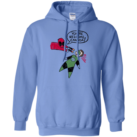 Sweatshirts Carolina Blue / S Youre Welcome Canada Pullover Hoodie