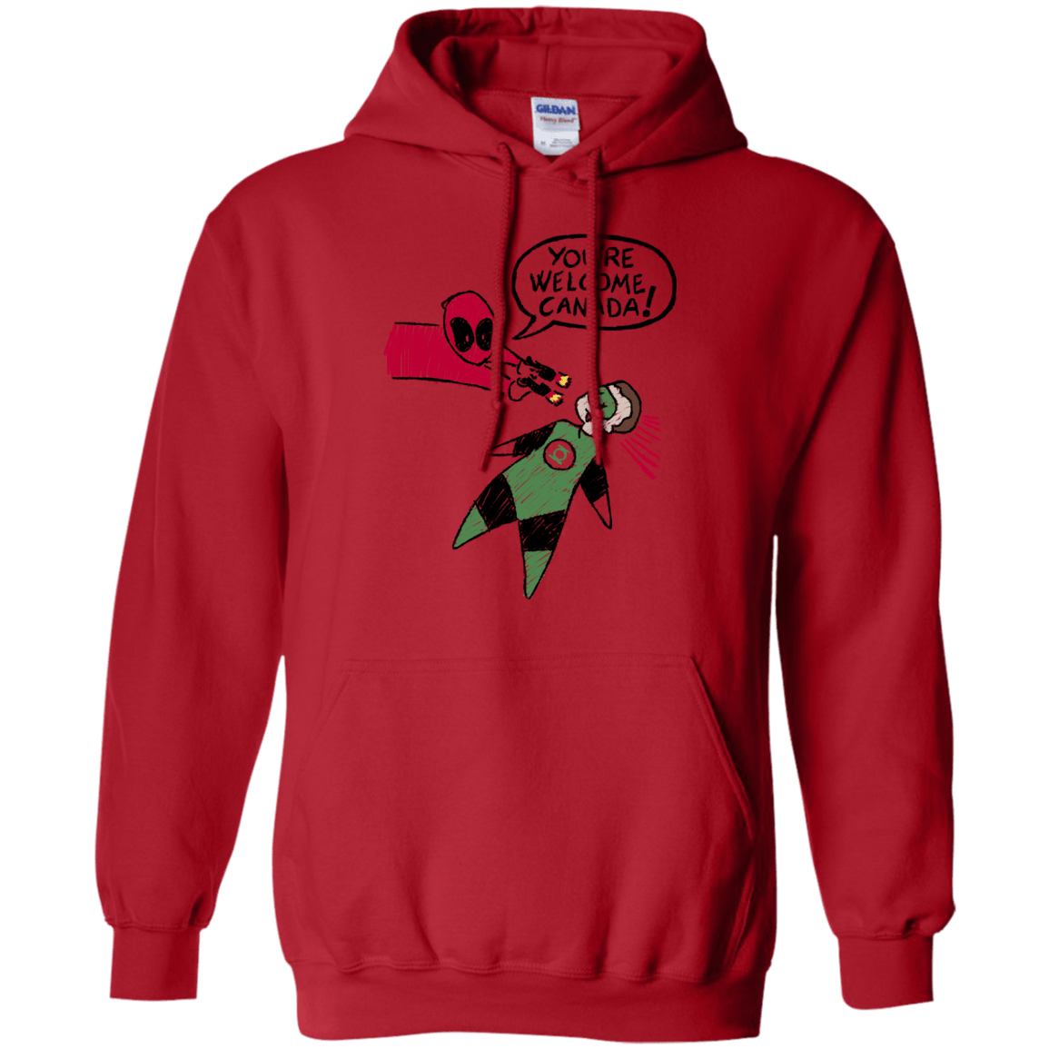 Sweatshirts Red / S Youre Welcome Canada Pullover Hoodie