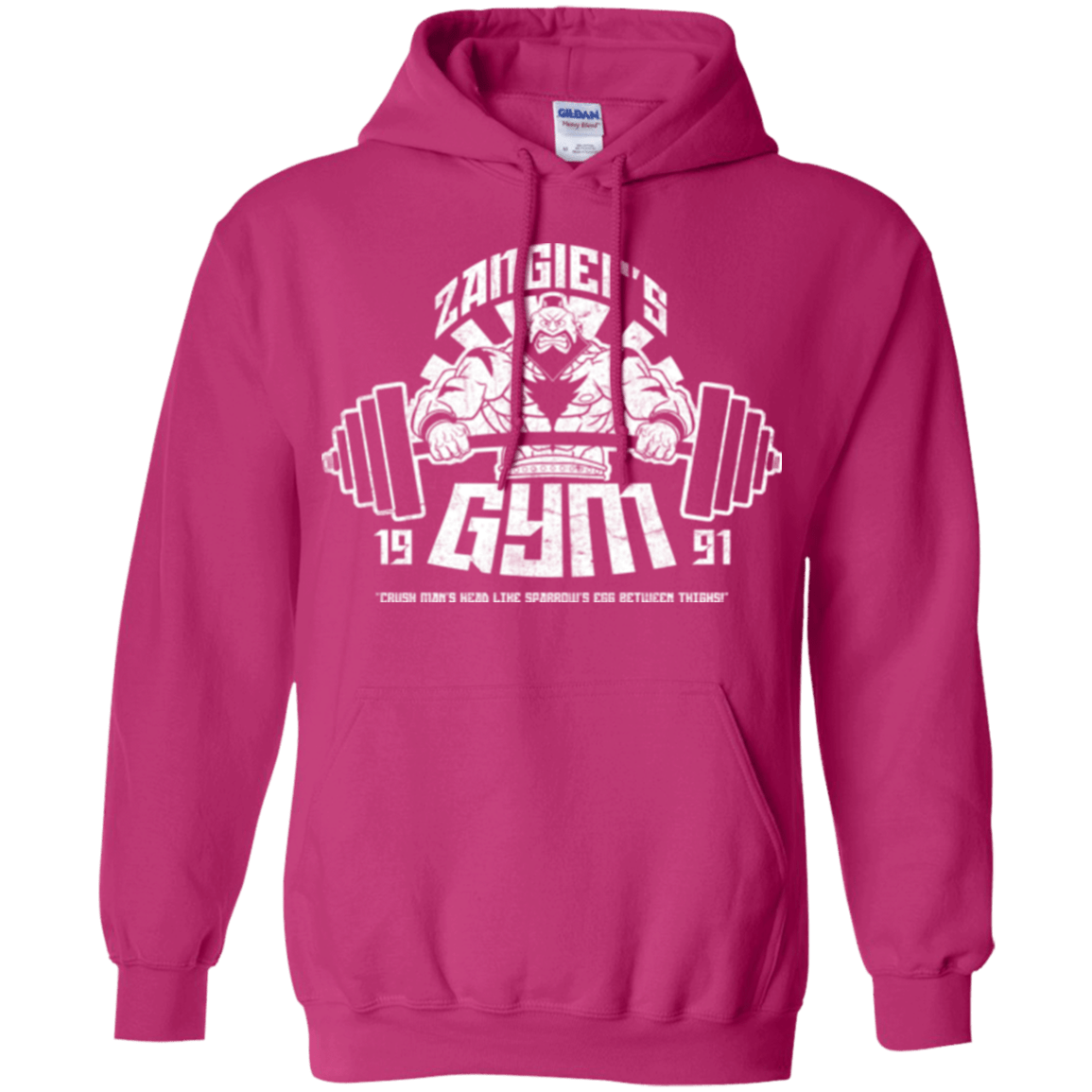 Sweatshirts Heliconia / Small Zangief Gym Pullover Hoodie
