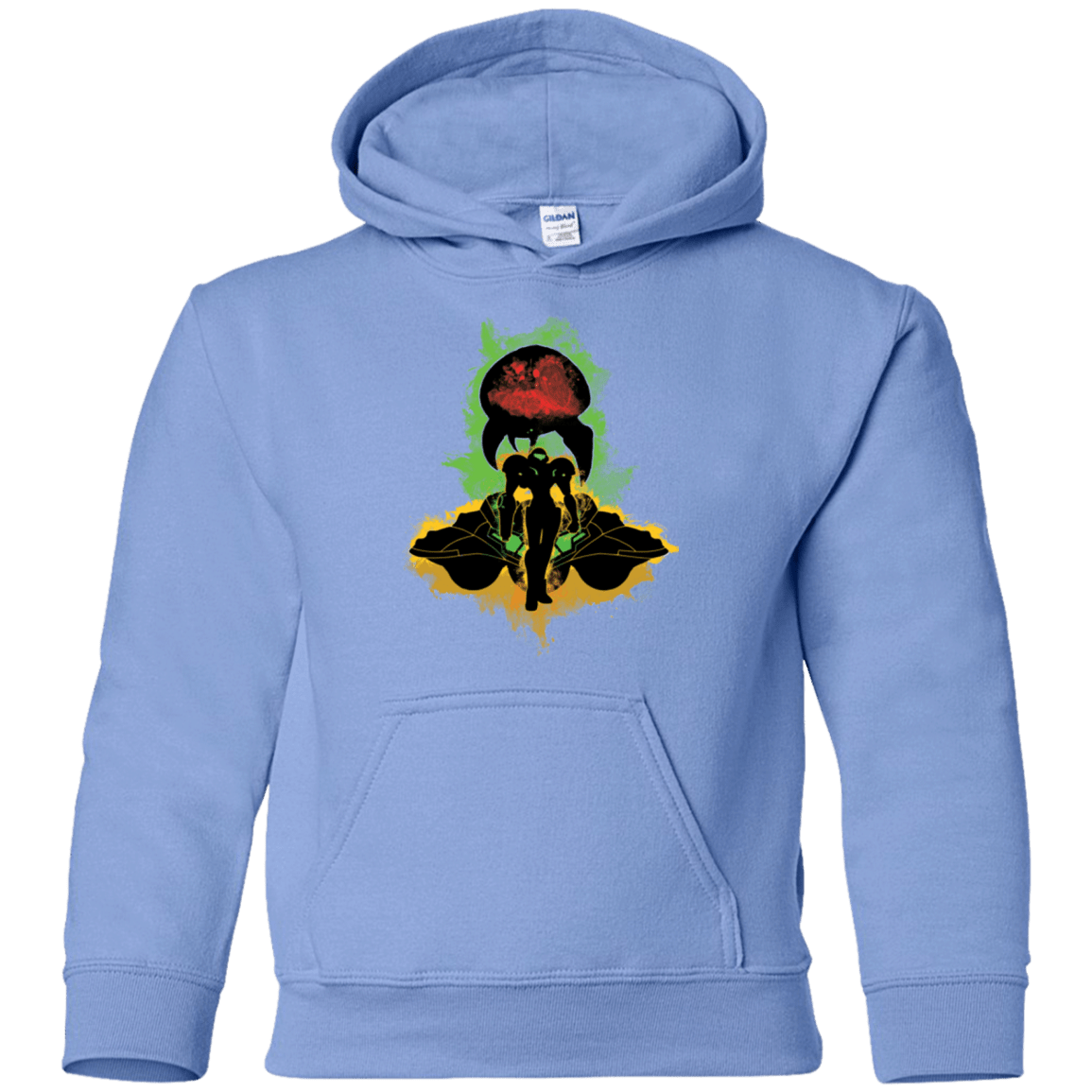 Sweatshirts Carolina Blue / YS Zebes Conflict Youth Hoodie