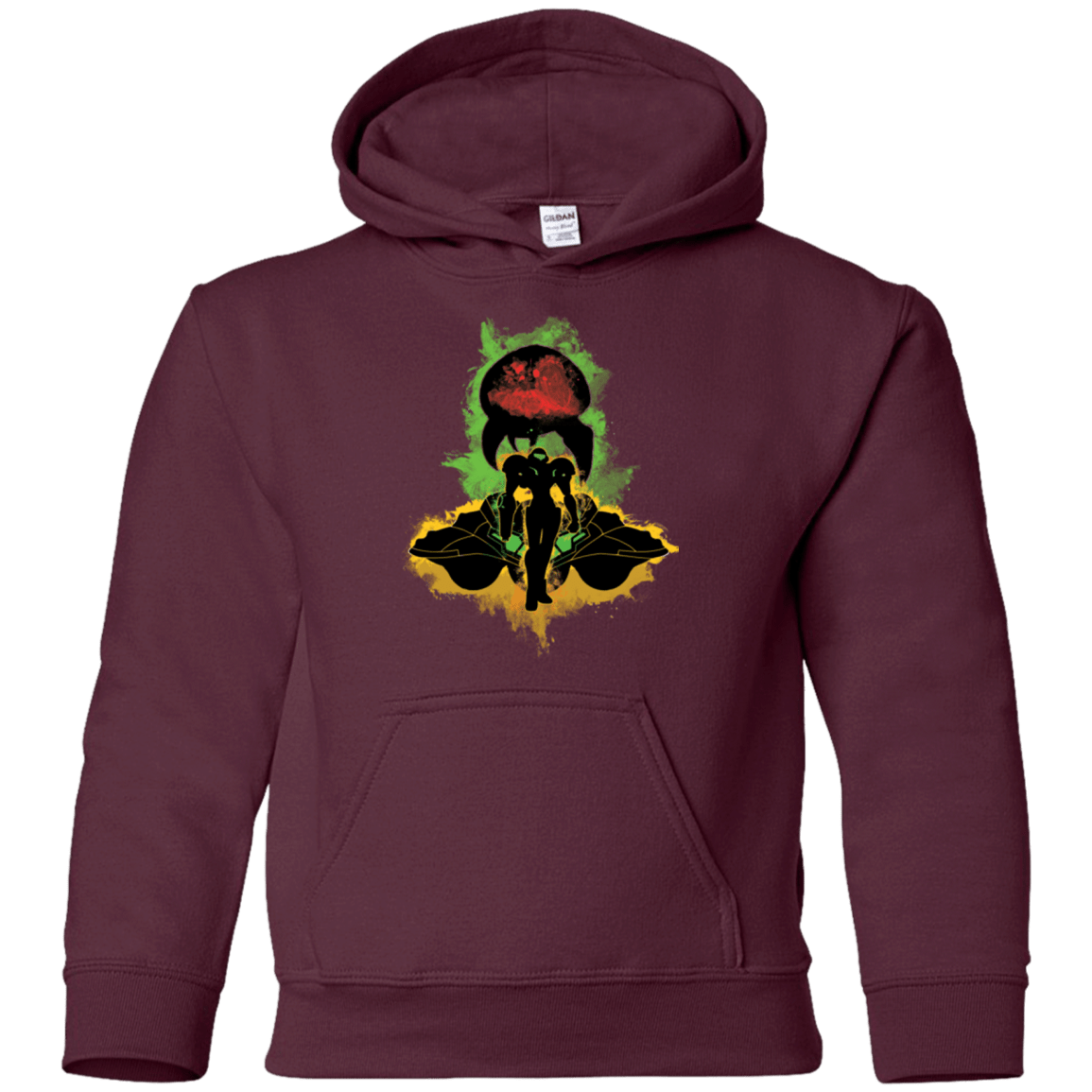 Sweatshirts Maroon / YS Zebes Conflict Youth Hoodie