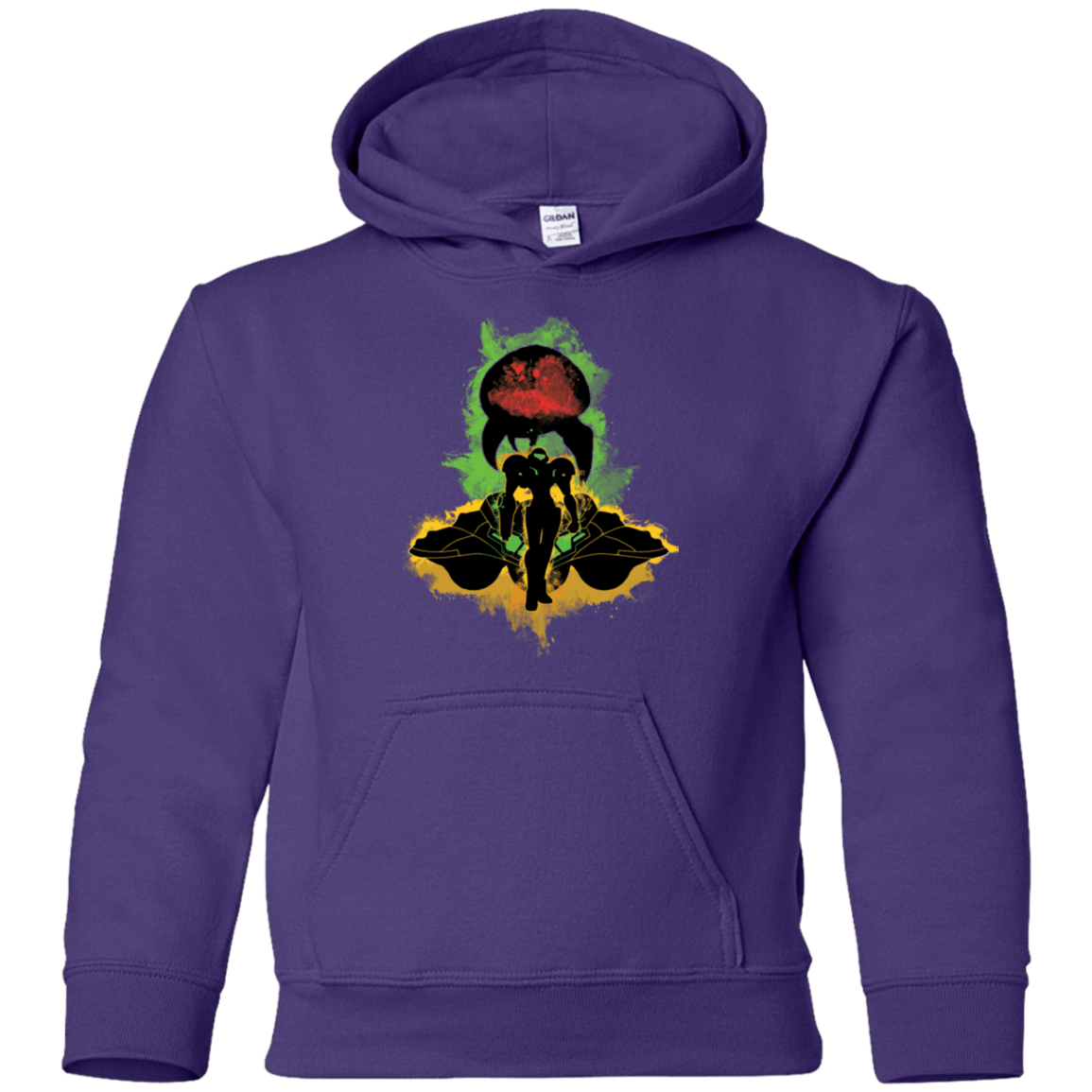 Sweatshirts Purple / YS Zebes Conflict Youth Hoodie