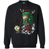 Sweatshirts Black / Small Zim Stole Christmas Crewneck Sweatshirt