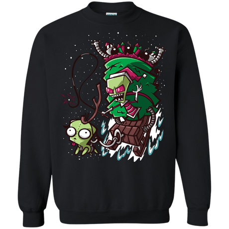 Sweatshirts Black / Small Zim Stole Christmas Crewneck Sweatshirt