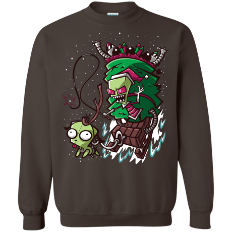 Sweatshirts Dark Chocolate / Small Zim Stole Christmas Crewneck Sweatshirt