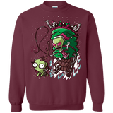 Sweatshirts Maroon / Small Zim Stole Christmas Crewneck Sweatshirt