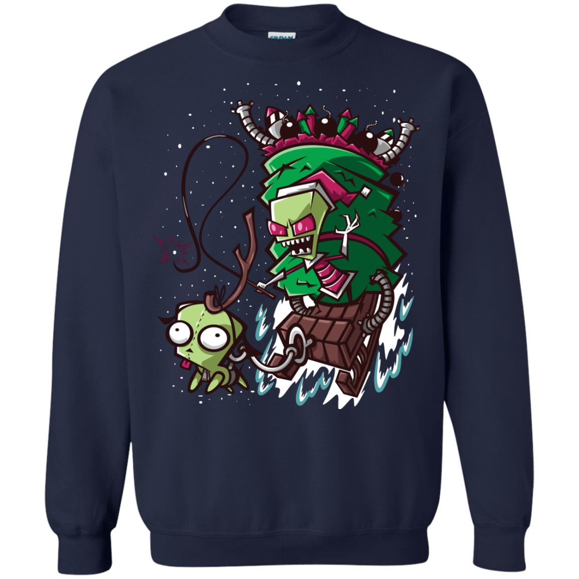 Sweatshirts Navy / Small Zim Stole Christmas Crewneck Sweatshirt