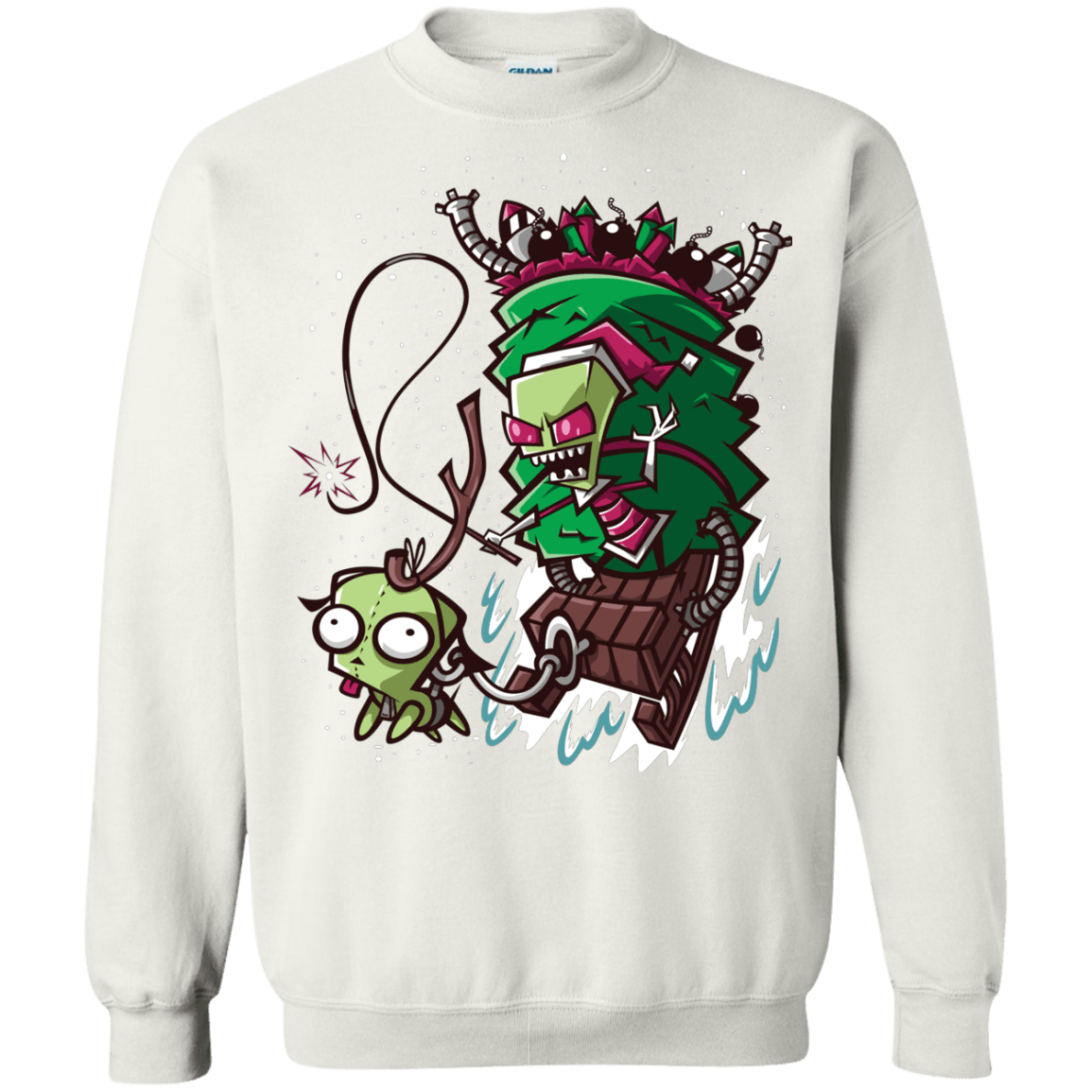 Sweatshirts White / Small Zim Stole Christmas Crewneck Sweatshirt