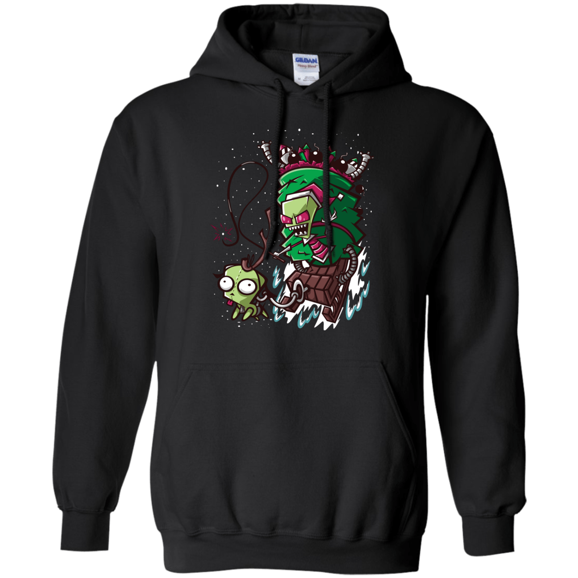 Sweatshirts Black / Small Zim Stole Christmas Pullover Hoodie