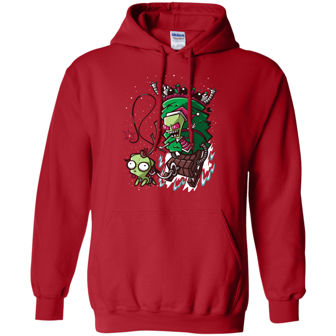 Sweatshirts Red / Small Zim Stole Christmas Pullover Hoodie