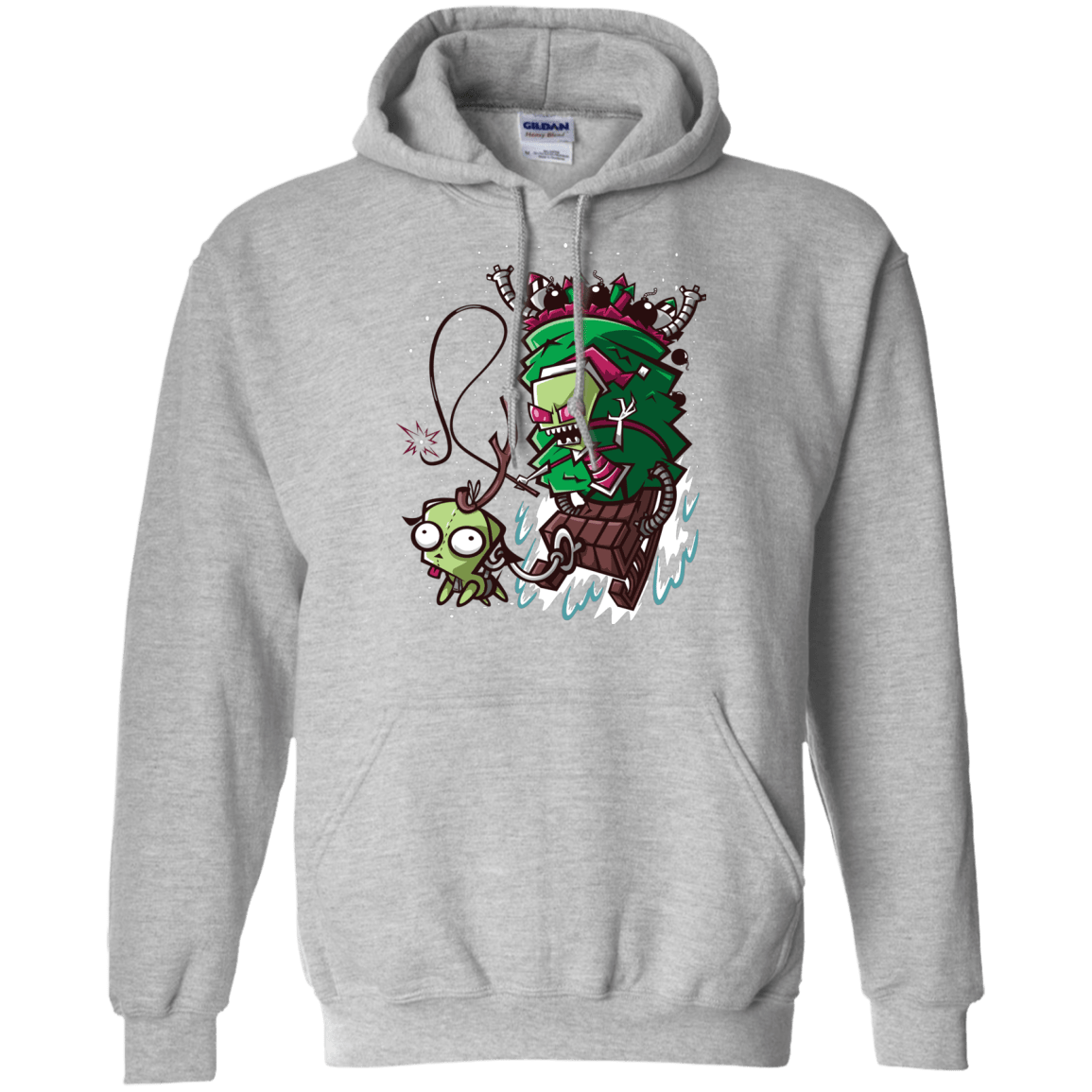 Sweatshirts Sport Grey / Small Zim Stole Christmas Pullover Hoodie