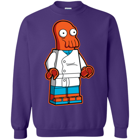 Sweatshirts Purple / Small Zoidbrick Crewneck Sweatshirt