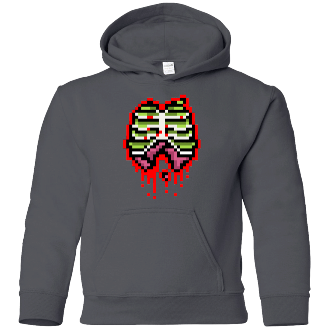 Sweatshirts Charcoal / YS Zombie Guts Youth Hoodie