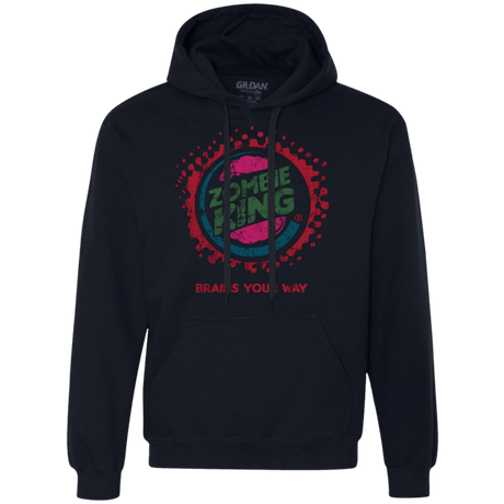 Sweatshirts Navy / Small Zombie King Premium Fleece Hoodie