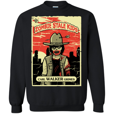 Sweatshirts Black / Small Zombie Stale Kids Crewneck Sweatshirt