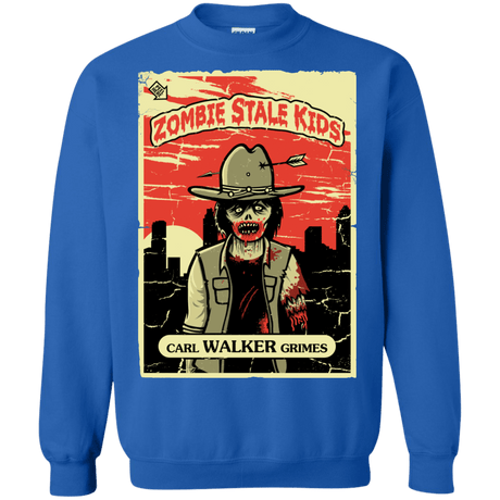 Sweatshirts Royal / Small Zombie Stale Kids Crewneck Sweatshirt