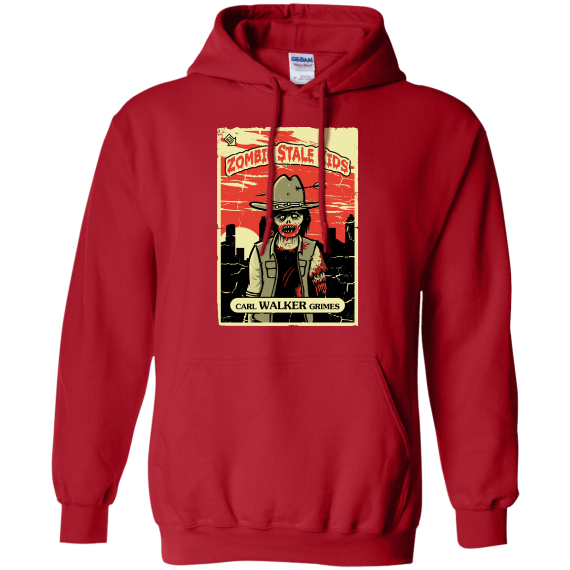 Sweatshirts Red / Small Zombie Stale Kids Pullover Hoodie