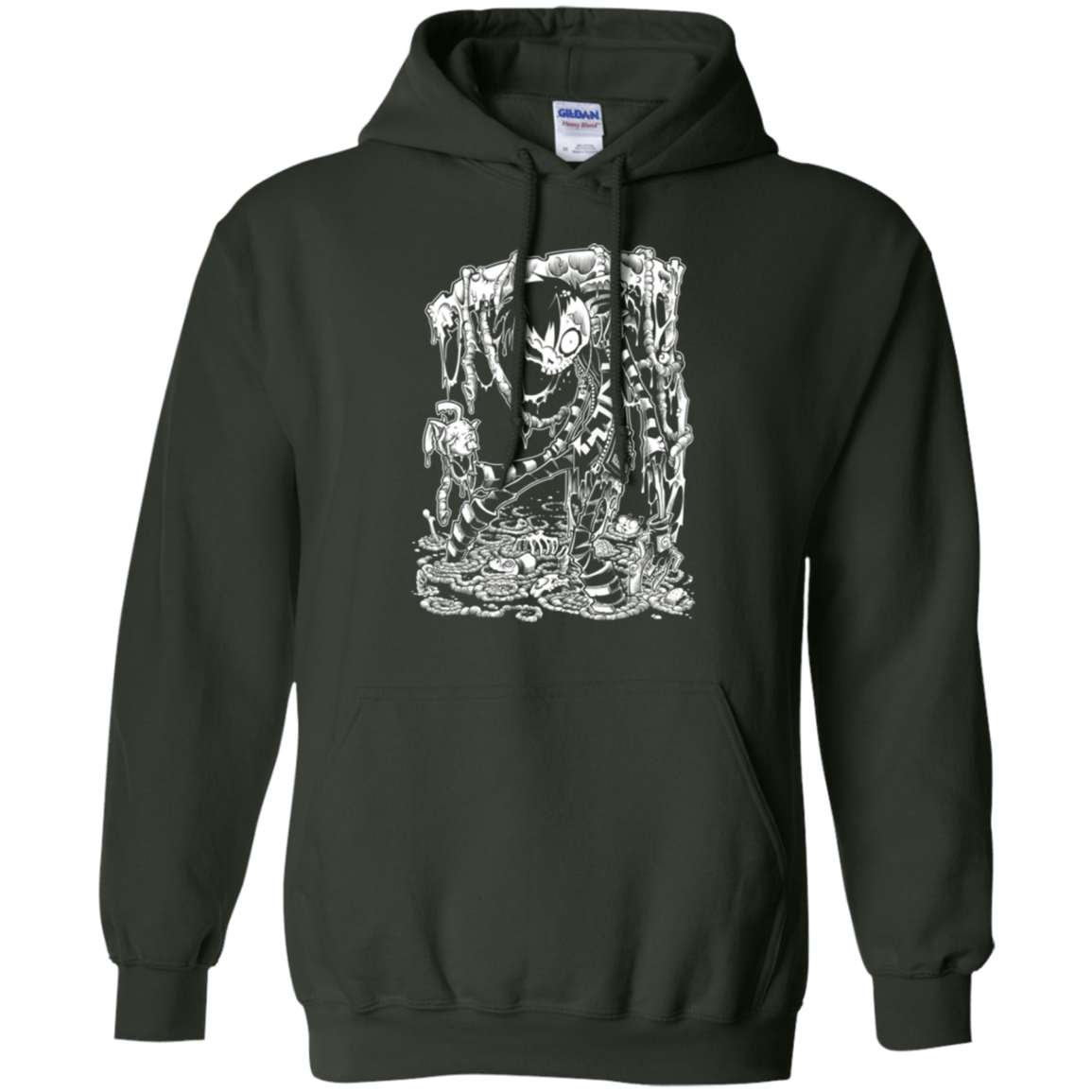 Sweatshirts Forest Green / Small Zombnny Pullover Hoodie
