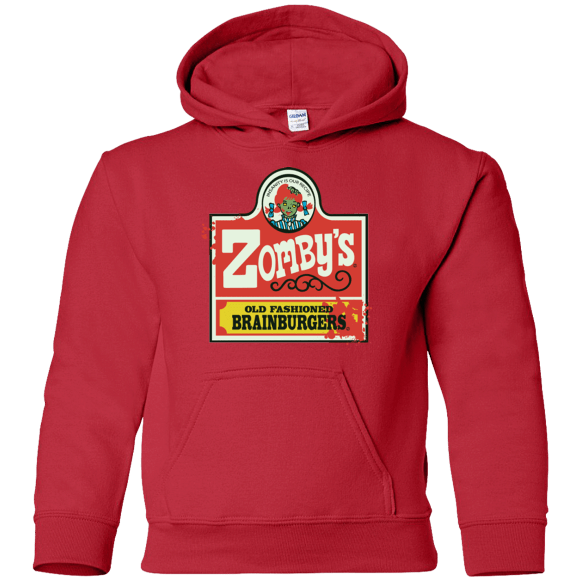 Sweatshirts Red / YS zombys Youth Hoodie