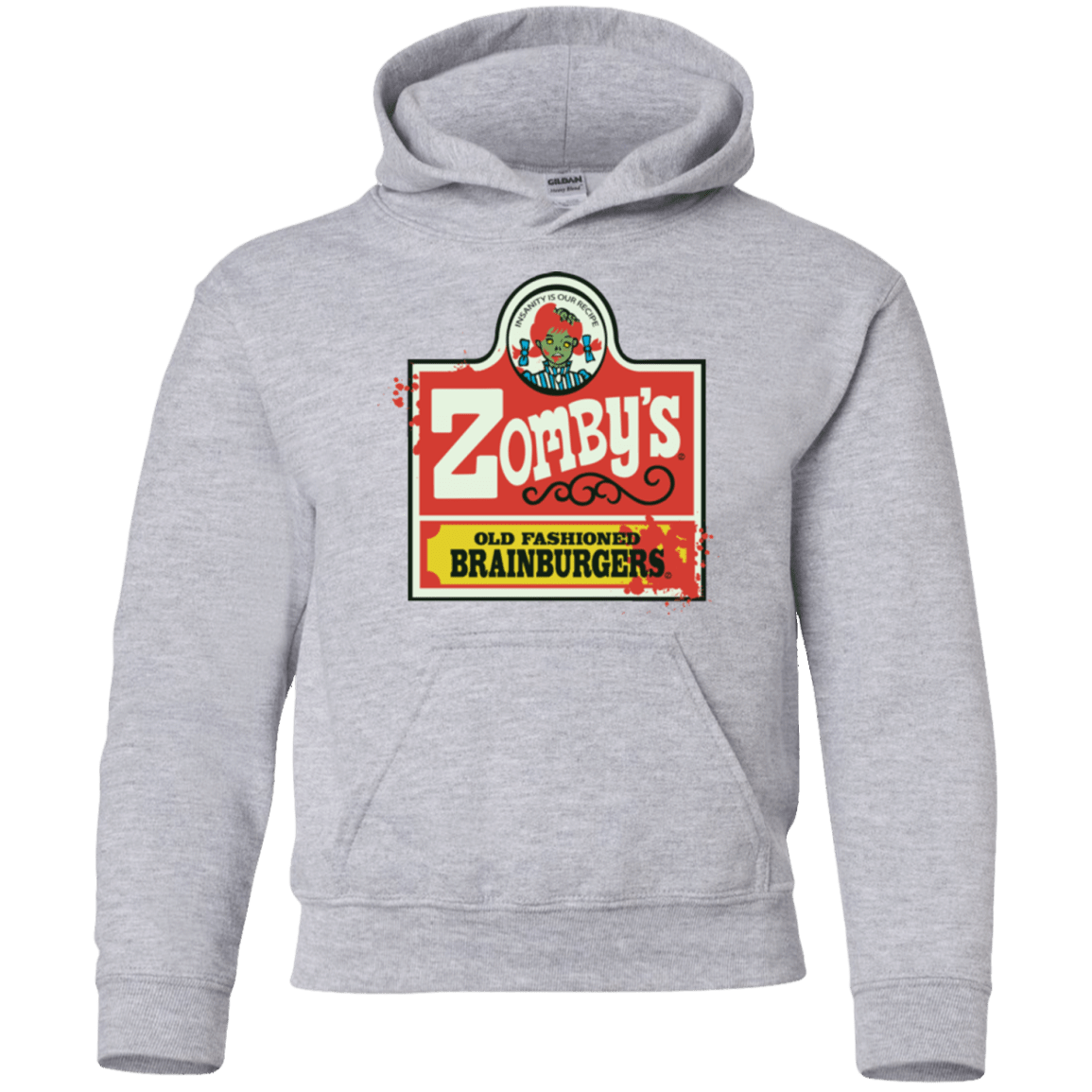 Sweatshirts Sport Grey / YS zombys Youth Hoodie