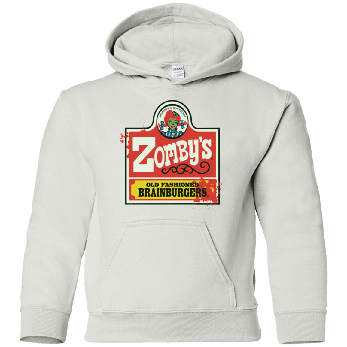 Sweatshirts White / YS zombys Youth Hoodie