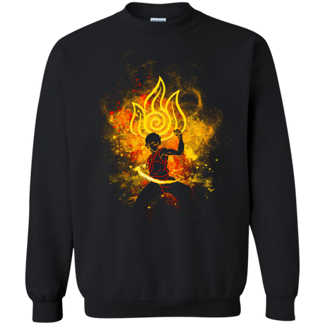 Sweatshirts Black / Small Zuko Art Crewneck Sweatshirt