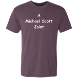 T-Shirts Vintage Purple / S A Michael Scott Joint Men's Triblend T-Shirt