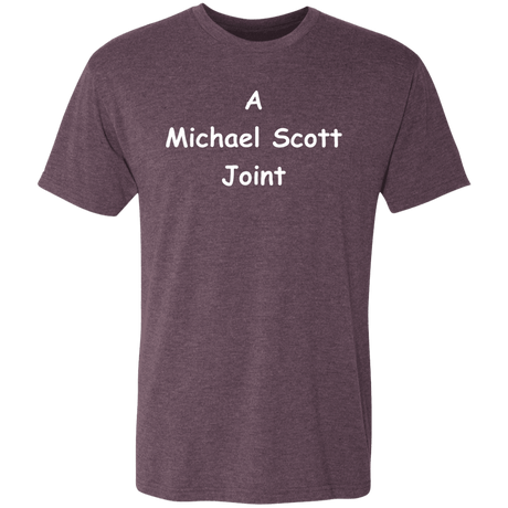 T-Shirts Vintage Purple / S A Michael Scott Joint Men's Triblend T-Shirt