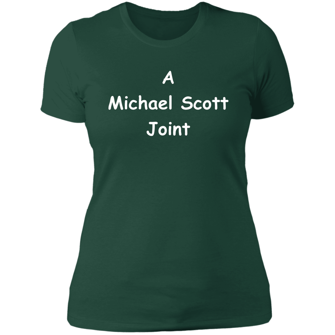 T-Shirts Forest Green / S A Michael Scott Joint Women's Premium T-Shirt