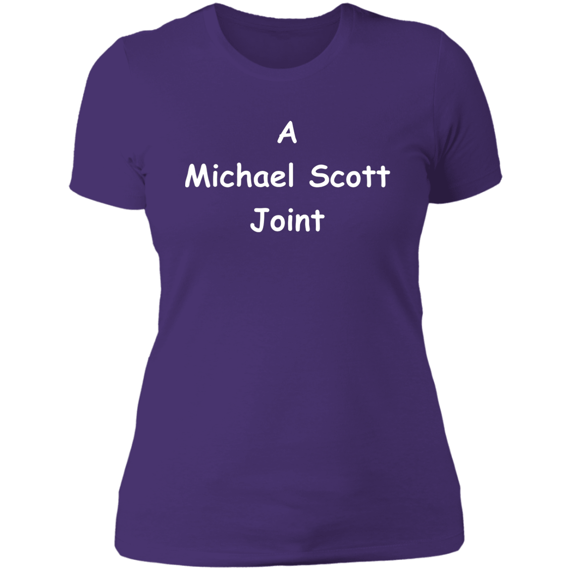 T-Shirts Purple Rush/ / S A Michael Scott Joint Women's Premium T-Shirt