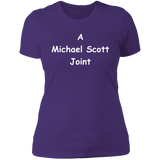 T-Shirts Purple Rush/ / S A Michael Scott Joint Women's Premium T-Shirt