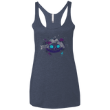 T-Shirts Vintage Navy / X-Small Abstract Cheshire Women's Triblend Racerback Tank