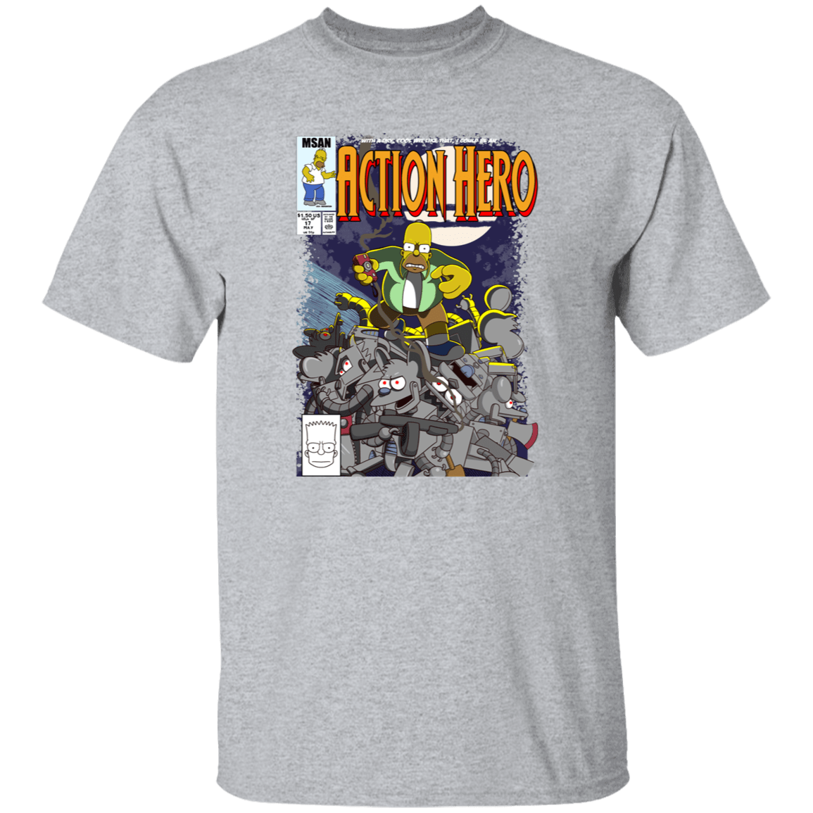 T-Shirts Sport Grey / S Action Hero T-Shirt