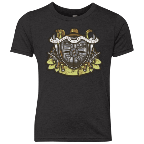 T-Shirts Vintage Black / YXS Adventurer's Crest Youth Triblend T-Shirt