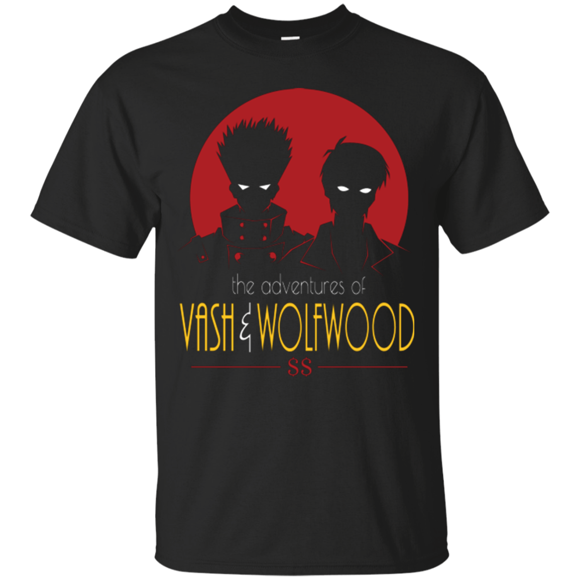 T-Shirts Black / Small Adventures of Vash & Wolfwood T-Shirt