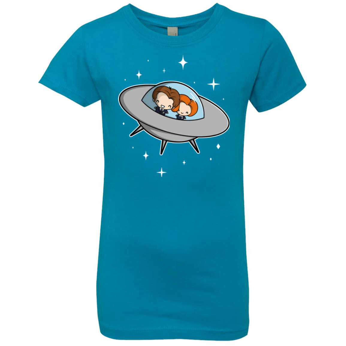 T-Shirts Turquoise / YXS Agents in Space Girls Premium T-Shirt