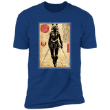 T-Shirts Royal / S Ahsoka Tano Woodblock Men's Premium T-Shirt