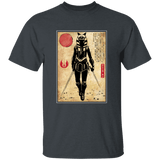 T-Shirts Dark Heather / YXS Ahsoka Tano Woodblock Youth T-Shirt