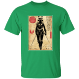 T-Shirts Irish Green / YXS Ahsoka Tano Woodblock Youth T-Shirt